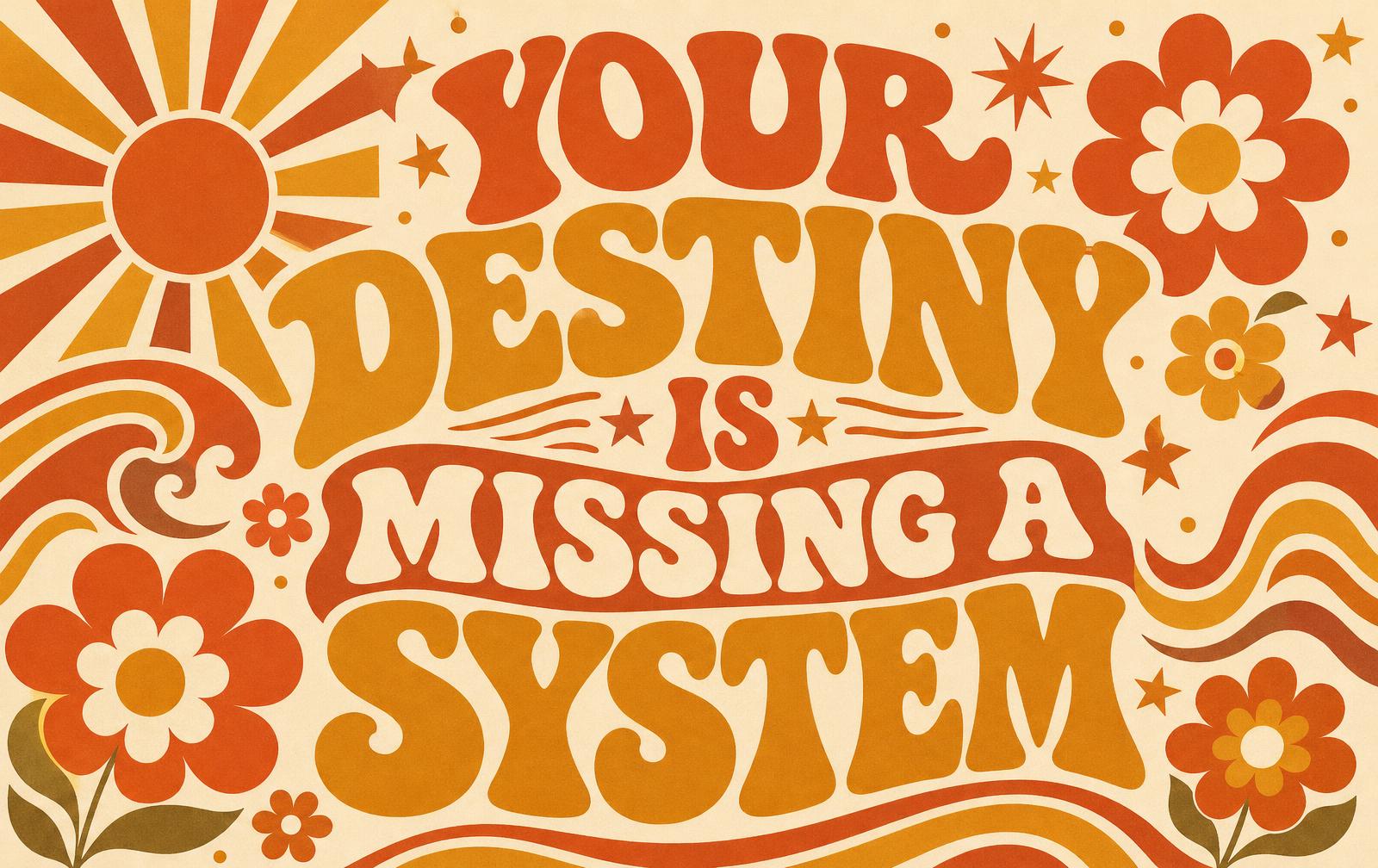 Your destiny is missing a system